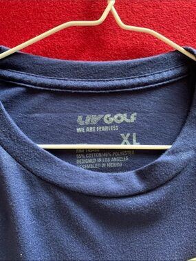 Usher Men's Shirt Navy Blue XL